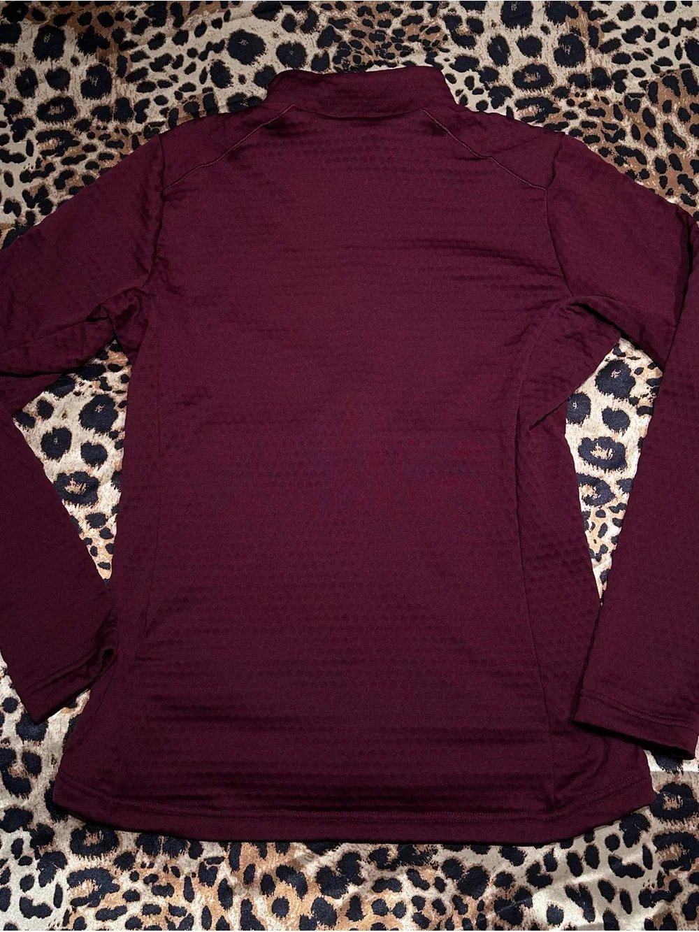 Adidas Terrex Womens Burgundy Maroon Full Zip Grid Fleece Jacket⁠